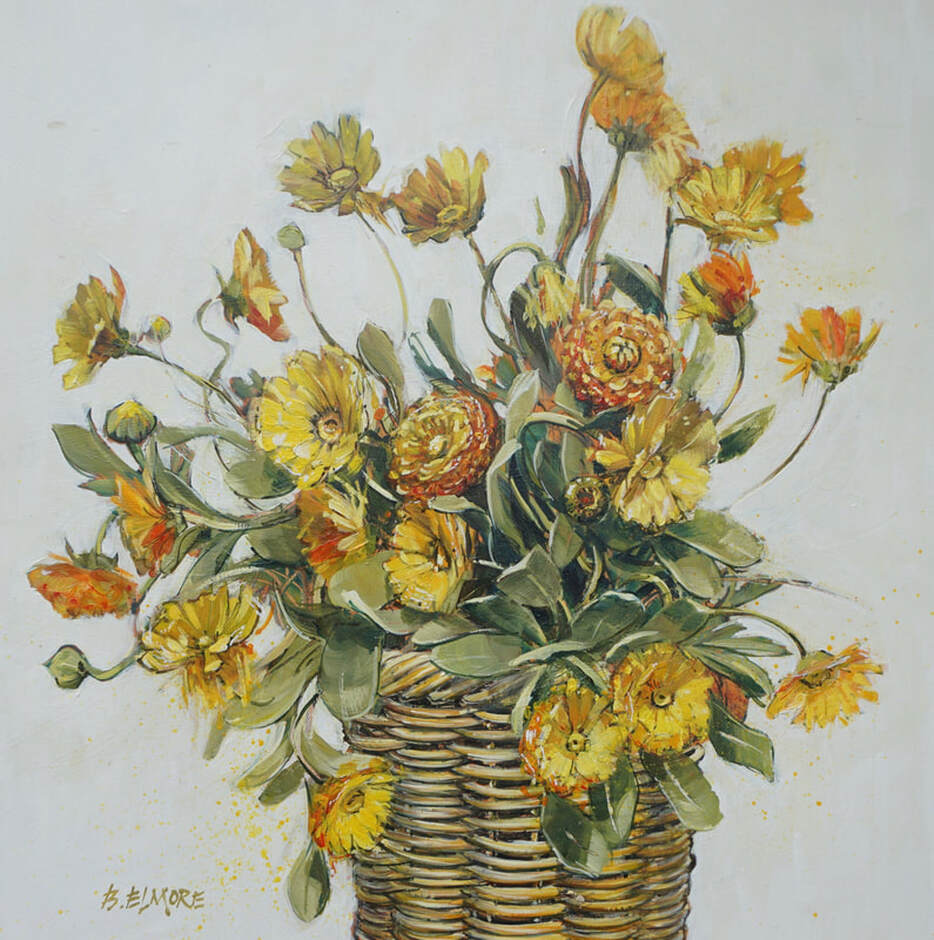 Bron Elmore artist,Melbourne artist,flower painter,Australian artist, flower painter, bluethumb Australia,floral painters, botanical art, original botanical art